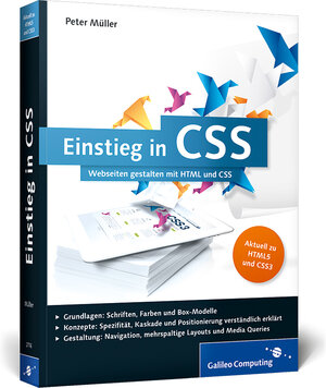 Buchcover Einstieg in CSS | Peter Müller | EAN 9783836227766 | ISBN 3-8362-2776-2 | ISBN 978-3-8362-2776-6