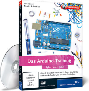 Buchcover Das Arduino-Training | Ramin Soleymani | EAN 9783836234566 | ISBN 3-8362-3456-4 | ISBN 978-3-8362-3456-6