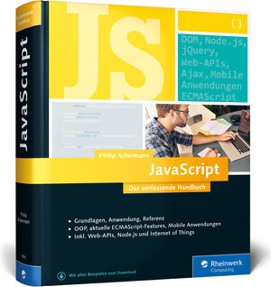 Buchcover JavaScript | Philip Ackermann | EAN 9783836238380 | ISBN 3-8362-3838-1 | ISBN 978-3-8362-3838-0