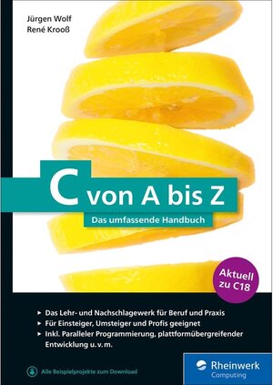 Buchcover C von A bis Z / Rheinwerk Computing | Jürgen Wolf, René Krooß | EAN 9783836239752 | ISBN 3-8362-3975-2 | ISBN 978-3-8362-3975-2