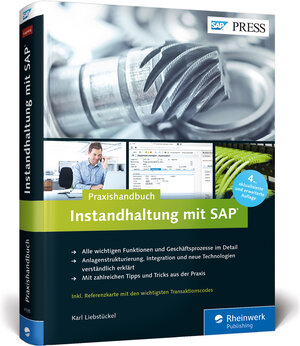 Buchcover Instandhaltung mit SAP | Karl Liebstückel | EAN 9783836241052 | ISBN 3-8362-4105-6 | ISBN 978-3-8362-4105-2