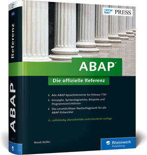 Buchcover ABAP – Die offizielle Referenz | Horst Keller | EAN 9783836241090 | ISBN 3-8362-4109-9 | ISBN 978-3-8362-4109-0