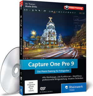 Buchcover Capture One Pro 9 | Mario Dirks | EAN 9783836241977 | ISBN 3-8362-4197-8 | ISBN 978-3-8362-4197-7