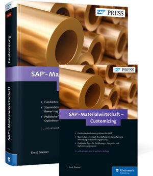 Buchcover SAP-Materialwirtschaft – Customizing | Ernst Greiner | EAN 9783836253123 | ISBN 3-8362-5312-7 | ISBN 978-3-8362-5312-3