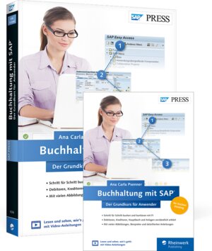 Buchcover Buchhaltung mit SAP: Der Grundkurs für Anwender | Ana Carla Psenner | EAN 9783836253284 | ISBN 3-8362-5328-3 | ISBN 978-3-8362-5328-4