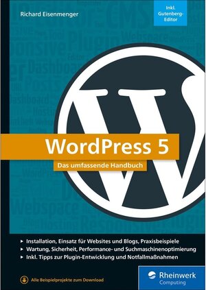 Buchcover WordPress 5 / Rheinwerk Computing | Richard Eisenmenger | EAN 9783836256834 | ISBN 3-8362-5683-5 | ISBN 978-3-8362-5683-4