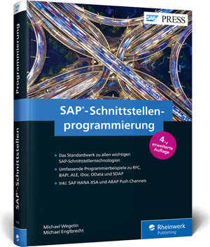 Buchcover SAP-Schnittstellenprogrammierung | Michael Wegelin | EAN 9783836261999 | ISBN 3-8362-6199-5 | ISBN 978-3-8362-6199-9