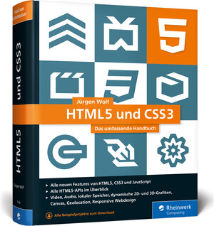 Buchcover HTML5 und CSS3 | Jürgen Wolf | EAN 9783836262262 | ISBN 3-8362-6226-6 | ISBN 978-3-8362-6226-2