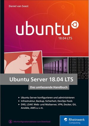 Buchcover Ubuntu Server 18.04 LTS / Rheinwerk Computing | Daniel van Soest | EAN 9783836262903 | ISBN 3-8362-6290-8 | ISBN 978-3-8362-6290-3