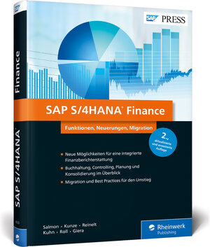 Buchcover SAP S/4HANA Finance | Janet Salmon | EAN 9783836265331 | ISBN 3-8362-6533-8 | ISBN 978-3-8362-6533-1
