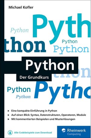 Buchcover Python / Rheinwerk Computing | Michael Kofler | EAN 9783836266819 | ISBN 3-8362-6681-4 | ISBN 978-3-8362-6681-9