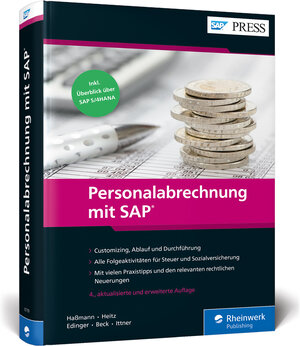 Buchcover Personalabrechnung mit SAP | Jörg Edinger | EAN 9783836267793 | ISBN 3-8362-6779-9 | ISBN 978-3-8362-6779-3