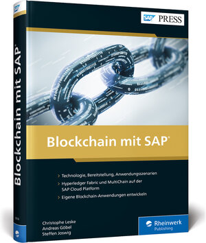 Buchcover Blockchain mit SAP | Christophe Leske | EAN 9783836269148 | ISBN 3-8362-6914-7 | ISBN 978-3-8362-6914-8