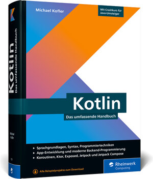 Buchcover Kotlin | Michael Kofler | EAN 9783836272773 | ISBN 3-8362-7277-6 | ISBN 978-3-8362-7277-3