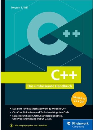 Buchcover C++ / Rheinwerk Computing | Torsten T. Will | EAN 9783836275958 | ISBN 3-8362-7595-3 | ISBN 978-3-8362-7595-8