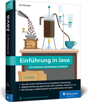 Buchcover Einführung in Java | Kai Günster | EAN 9783836276559 | ISBN 3-8362-7655-0 | ISBN 978-3-8362-7655-9