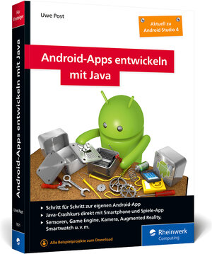 Buchcover Android-Apps entwickeln mit Java | Uwe Post | EAN 9783836278218 | ISBN 3-8362-7821-9 | ISBN 978-3-8362-7821-8
