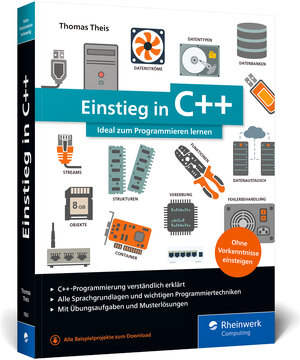 Buchcover Einstieg in C++ | Thomas Theis | EAN 9783836278638 | ISBN 3-8362-7863-4 | ISBN 978-3-8362-7863-8