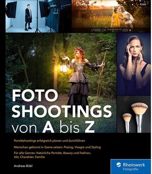 Buchcover Fotoshootings von A bis Z / Rheinwerk Fotografie | Andreas Bübl | EAN 9783836279390 | ISBN 3-8362-7939-8 | ISBN 978-3-8362-7939-0