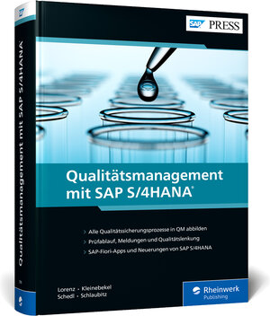 Buchcover Qualitätsmanagement mit SAP S/4HANA | Yvonne Lorenz | EAN 9783836279901 | ISBN 3-8362-7990-8 | ISBN 978-3-8362-7990-1