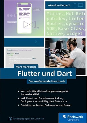 Buchcover Flutter und Dart / Rheinwerk Computing | Marc Marburger | EAN 9783836281485 | ISBN 3-8362-8148-1 | ISBN 978-3-8362-8148-5