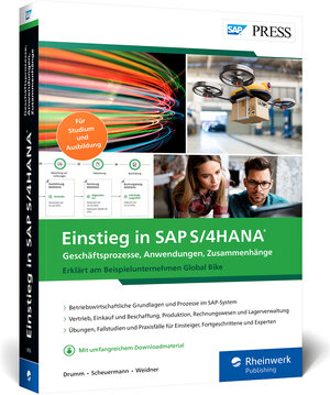 Buchcover Einstieg in SAP S/4HANA | Christian Drumm | EAN 9783836281560 | ISBN 3-8362-8156-2 | ISBN 978-3-8362-8156-0