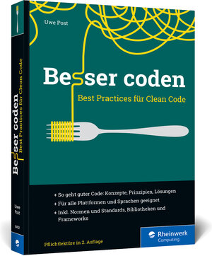 Buchcover Besser coden | Uwe Post | EAN 9783836284929 | ISBN 3-8362-8492-8 | ISBN 978-3-8362-8492-9