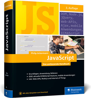 Buchcover JavaScript | Philip Ackermann | EAN 9783836286299 | ISBN 3-8362-8629-7 | ISBN 978-3-8362-8629-9