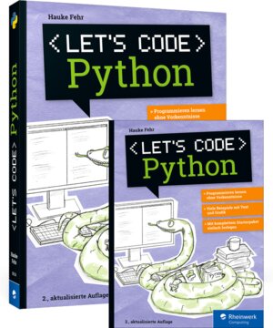 Buchcover Let’s code Python | Hauke Fehr | EAN 9783836286572 | ISBN 3-8362-8657-2 | ISBN 978-3-8362-8657-2