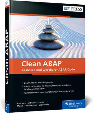Buchcover Clean ABAP | Klaus Haeuptle | EAN 9783836286596 | ISBN 3-8362-8659-9 | ISBN 978-3-8362-8659-6