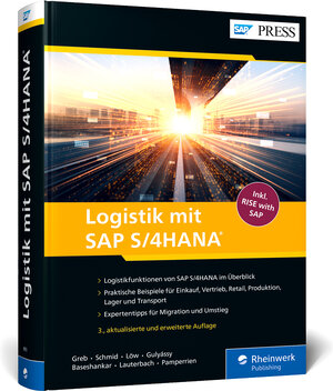 Buchcover Logistik mit SAP S/4HANA | Alexander Greb | EAN 9783836288552 | ISBN 3-8362-8855-9 | ISBN 978-3-8362-8855-2