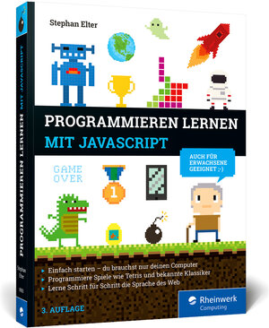 Buchcover Programmieren lernen mit JavaScript | Stephan Elter | EAN 9783836289832 | ISBN 3-8362-8983-0 | ISBN 978-3-8362-8983-2