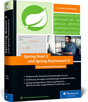 Buchcover Spring Boot 3 und Spring Framework 6 | Christian Ullenboom | EAN 9783836290494 | ISBN 3-8362-9049-9 | ISBN 978-3-8362-9049-4