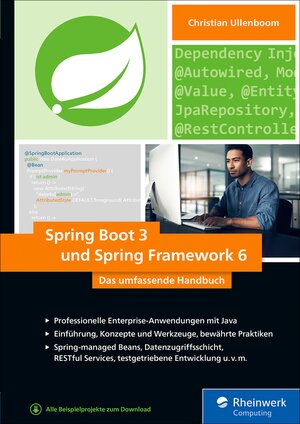Buchcover Spring Boot 3 und Spring Framework 6 | Christian Ullenboom | EAN 9783836290517 | ISBN 3-8362-9051-0 | ISBN 978-3-8362-9051-7