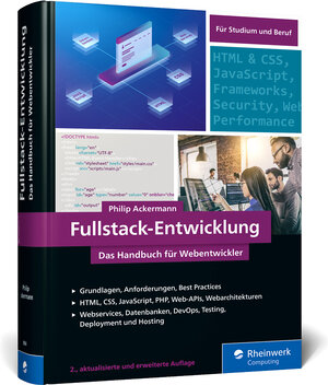 Buchcover Fullstack-Entwicklung | Philip Ackermann | EAN 9783836290845 | ISBN 3-8362-9084-7 | ISBN 978-3-8362-9084-5
