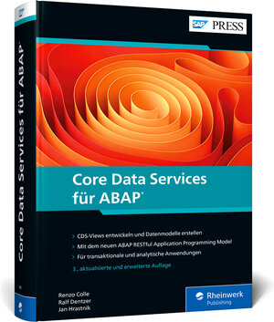 Buchcover Core Data Services für ABAP | Renzo Colle | EAN 9783836292146 | ISBN 3-8362-9214-9 | ISBN 978-3-8362-9214-6