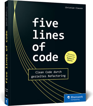 Buchcover Five Lines of Code | Christian Clausen | EAN 9783836292245 | ISBN 3-8362-9224-6 | ISBN 978-3-8362-9224-5