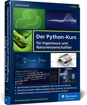 Buchcover Der Python-Kurs für Ingenieure und Naturwissenschaftler | Veit Steinkamp | EAN 9783836292863 | ISBN 3-8362-9286-6 | ISBN 978-3-8362-9286-3