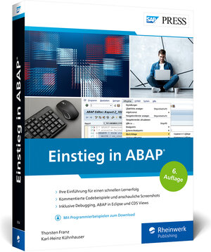 Buchcover Einstieg in ABAP | Thorsten Franz | EAN 9783836293549 | ISBN 3-8362-9354-4 | ISBN 978-3-8362-9354-9