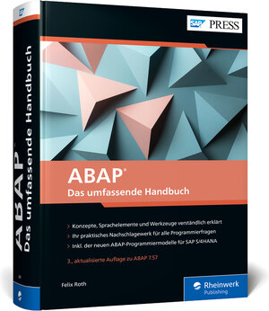 Buchcover ABAP – Das umfassende Handbuch | Felix Roth | EAN 9783836294492 | ISBN 3-8362-9449-4 | ISBN 978-3-8362-9449-2