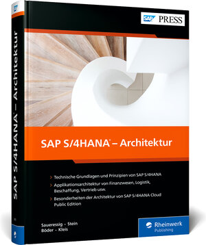 Buchcover SAP S/4HANA – Architektur | Wolfram Kleis | EAN 9783836294799 | ISBN 3-8362-9479-6 | ISBN 978-3-8362-9479-9