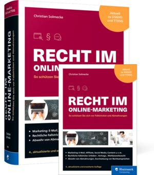 Buchcover Recht im Online-Marketing | Christian Solmecke | EAN 9783836296045 | ISBN 3-8362-9604-7 | ISBN 978-3-8362-9604-5