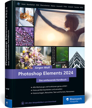 Buchcover Photoshop Elements 2024 | Jürgen Wolf | EAN 9783836298735 | ISBN 3-8362-9873-2 | ISBN 978-3-8362-9873-5