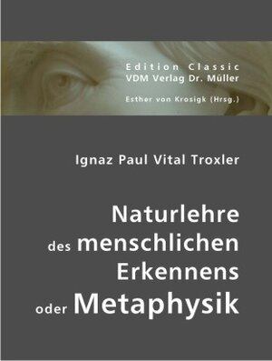 Buchcover Ignaz Paul Vital Troxler | Ignaz P Troxler | EAN 9783836405492 | ISBN 3-8364-0549-0 | ISBN 978-3-8364-0549-2