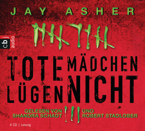 Buchcover Tote Mädchen lügen nicht | Jay Asher | EAN 9783837101980 | ISBN 3-8371-0198-3 | ISBN 978-3-8371-0198-0