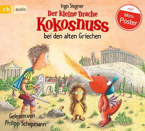 Buchcover Der kleine Drache Kokosnuss bei den alten Griechen | Ingo Siegner | EAN 9783837167054 | ISBN 3-8371-6705-4 | ISBN 978-3-8371-6705-4