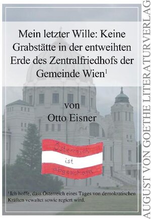 Buchcover Mein letzter Wille | Otto Eisner | EAN 9783837209969 | ISBN 3-8372-0996-2 | ISBN 978-3-8372-0996-9