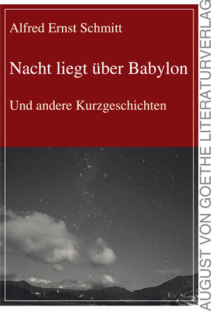Buchcover Nacht liegt über Babylon | Alfred Ernst Schmitt | EAN 9783837213126 | ISBN 3-8372-1312-9 | ISBN 978-3-8372-1312-6