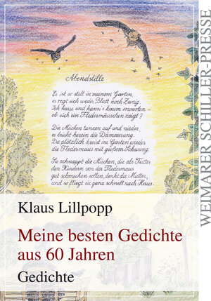 Buchcover Meine besten Gedichte aus 60 Jahren | Klaus Lillpopp | EAN 9783837216110 | ISBN 3-8372-1611-X | ISBN 978-3-8372-1611-0