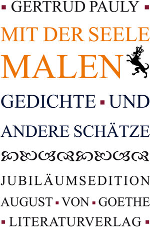 Buchcover Mit der Seele malen | Gertrud Pauly | EAN 9783837218497 | ISBN 3-8372-1849-X | ISBN 978-3-8372-1849-7